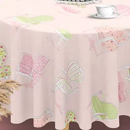 ArtzFolio Multicoloured Anti-Slip Round 4-Seater Table Cover-image-18