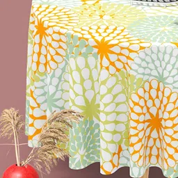 ArtzFolio Multicoloured Anti-Slip Round 4-Seater Table Cover-image-58