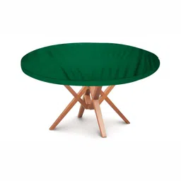 Stylista Green Waterproof Elastic Round 4 Seater Table Cover-image-63