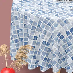 ArtzFolio Multicoloured Anti-Slip Round 6-Seater Table Cover-image-68
