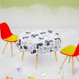 ArtzFolio Multicoloured Anti-Slip Round 6-Seater Table Cover-image-6