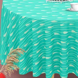 ArtzFolio Multicoloured Anti-Slip Round 6-Seater Table Cover-image-19