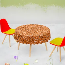 ArtzFolio Multicoloured Anti-Slip Round 6-Seater Table Cover-image-42