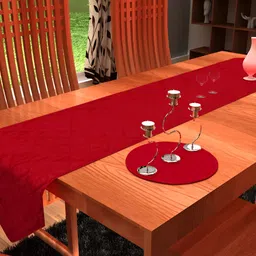Home Heart Red Quilted Table Runner-35