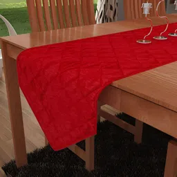 Home Heart Red Quilted Table Runner-18