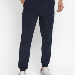 OFF LIMITS Men Navy Blue Solid Jogger-image-15