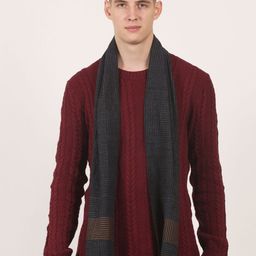 Calvadoss Men Checked Acrylic Mufflers-image-82