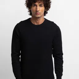 SPYKAR Men Solid Round Neck Long Sleeves Pullover-image-64
