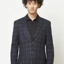 Crimsoune Club Checked Regular Fit Single-Breasted Formal Blazer-image-52
