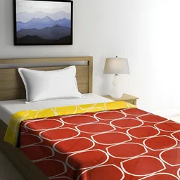 RRC Maroon AC Room 210 GSM Single Bed Comforter-image-11
