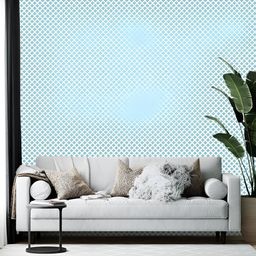 Wallpics White & Blue Printed Self-Adhesive Wallpaper-image-75