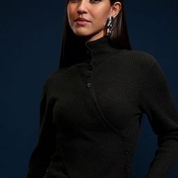 ESPYR By Tokyo Talkies Women Cable Knit Pullover-image-9