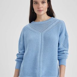 DeFacto Ribbed Pullover-image-13