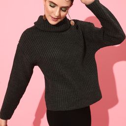 STREET 9 Women Acrylic Ribbed Pullover-image-36