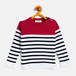 JWAAQ Unisex Kids Striped Pullover-picture-23