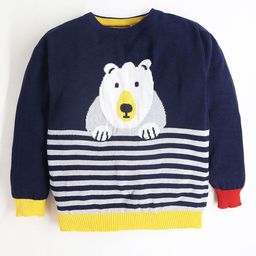 Cherry Crumble Unisex Kids Striped Pullover-image-84