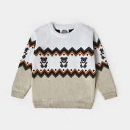 MiArcus Kids Conversational Self Design Cotton Pullover-49