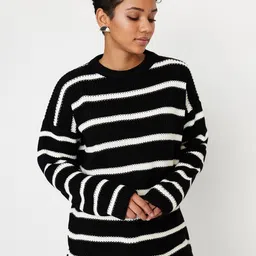 Trendyol Striped Acrylic Pullover-image-97