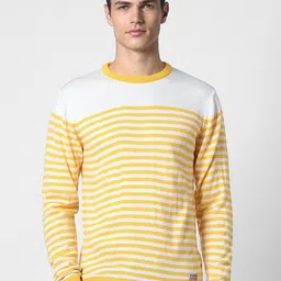 PETER ENGLAND UNIVERSITY Striped Pullover-image-12