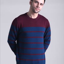 SQUIREHOOD Striped Cotton Pullover-picture-36