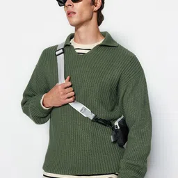 Trendyol Ribbed Pure Acrylic Pullover-picture-57