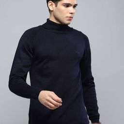 Cloak & Decker Men High Neck Woollen Pullover Sweater-image-85