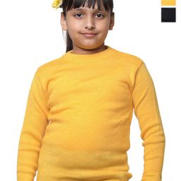 IndiWeaves Girls Pack Of 3 Woollen Pullover-11