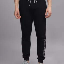 PAUL STREET Men Brand Logo Printed Slim Fit Mid-Rise Pure Cotton Joggers-image-51