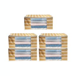 ANKIT INTERNATIONAL Brown Set of 6 Super Strong Multi-Utility Organisers-45