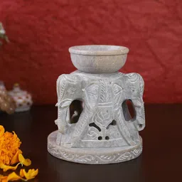 Aapno Rajasthan Tealight Holder With Oil Diffuser-58