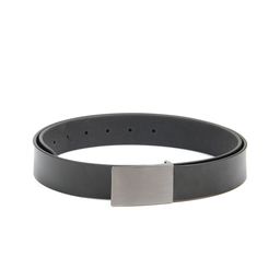 Calvadoss Men Black Textured Leather Belt-image-13
