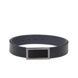 Calvadoss Men Black Leather Belt-image-8