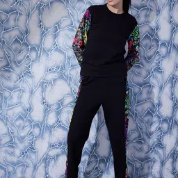 Athena Graphic Printed Sweatshirt With Trousers-20