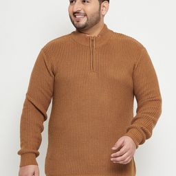 Club York Plus Size Cable Knit Acrylic Pullover-image-30