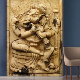 999Store Brown Lord Ganesha Mural Wallpaper-picture-25