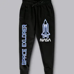 Kids Ville Boys Nasa Printed Joggers-image-55