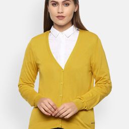 Van Heusen Woman Women Yellow Cardigan-image-96