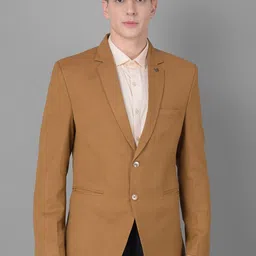 Canary London Notched Lapel Collar Single Breasted Slim Fit Formal Blazer-image-44