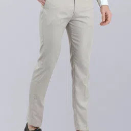 VEI SASTRE Men Smart Slim Fit Trousers-picture-25