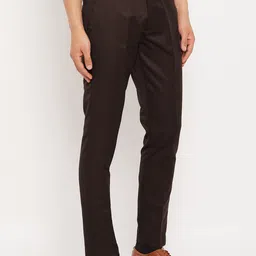 VEI SASTRE Men Smart Slim Fit Trousers-picture-23