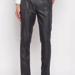 VEI SASTRE Men Smart Slim Fit Formal Trousers-picture-51