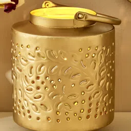 Home Centre Gold-Toned Candle Holder-image-68