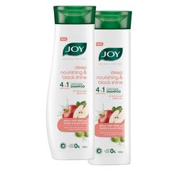 JOY Set of 2 Deep Nourishing & Black Shine Shampoo for Dull & Dry Hair - 340ml Each-9