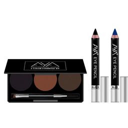 AYA Set of Eyebrow Cake & 2 Eye Pencil Kajal Eyeliner-14