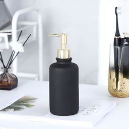 The Better Home Black Ceramic Soap Dispenser-image-81