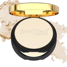 SHRYOAN Beige Colored 2 In 1 Oil Control Compact Powder-0