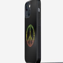 macmerise Symbol Of Peace Printed iPhone 13 Phone Bumper Case Cover-4