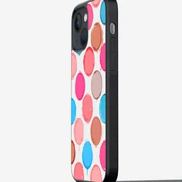 macmerise Unisex Polka Dot Printed iPhone 13 Bumper Case Cover-image-28