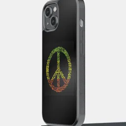 Macmerise Symbol of Peace Printed iPhone 14 Plus Bumper Phone Back Case-6