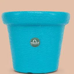 TRUSTBASKET Blue Textured Planter-23